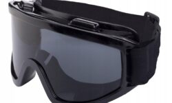 GOGLE MOTOCYKLOWE CZARNE